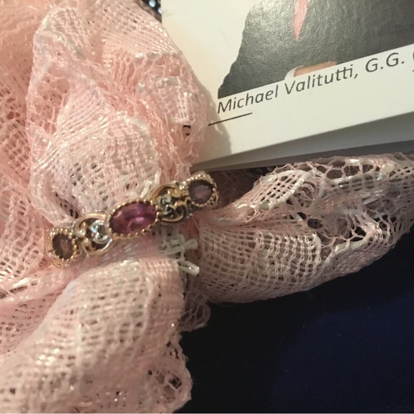 NEW Gems en Vogue 0.52 TCW Pink Spinel, Sapphire & Tourmaline Stack Band Ring - Picture 6 of 14